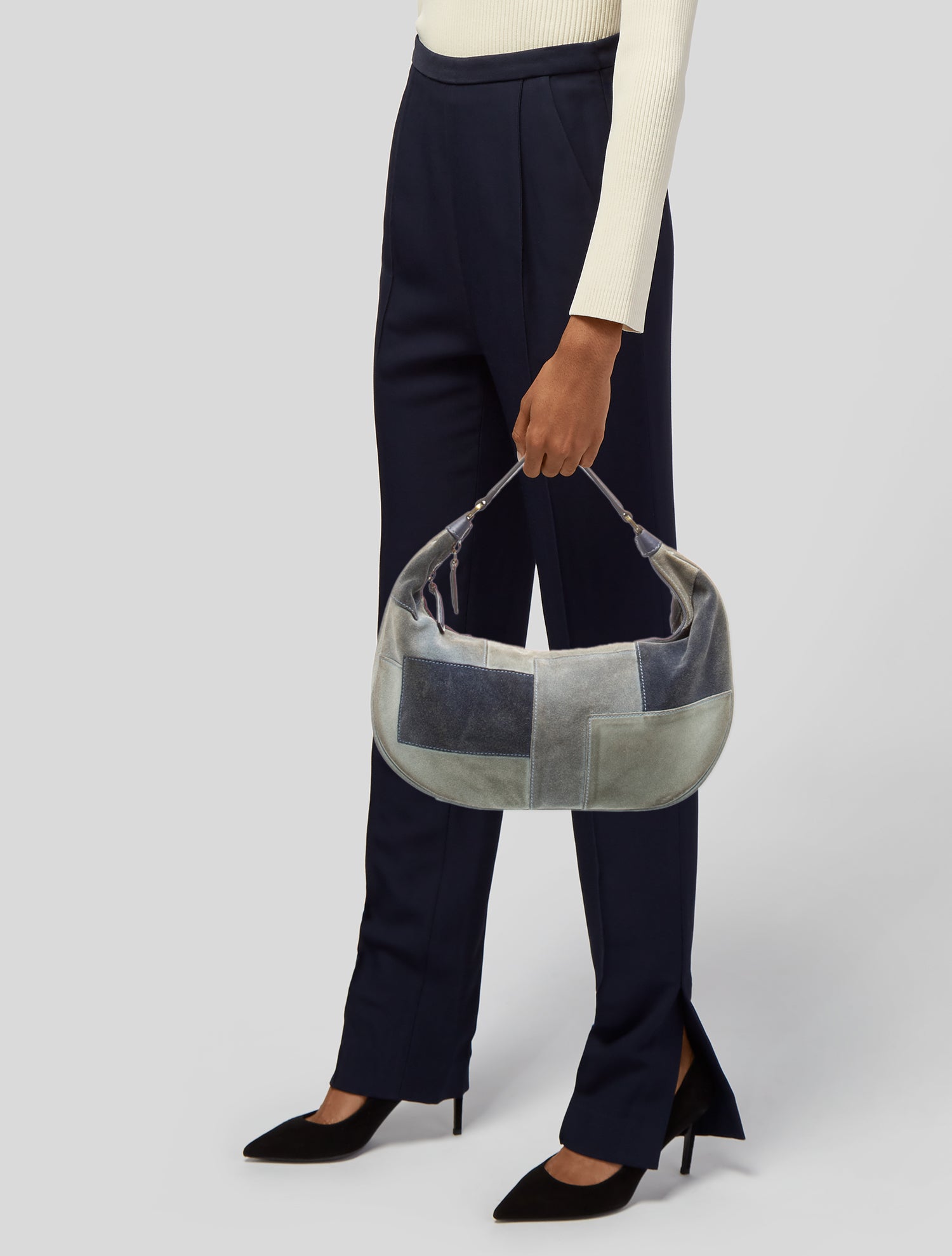 Staud Suede Shoulder Bag