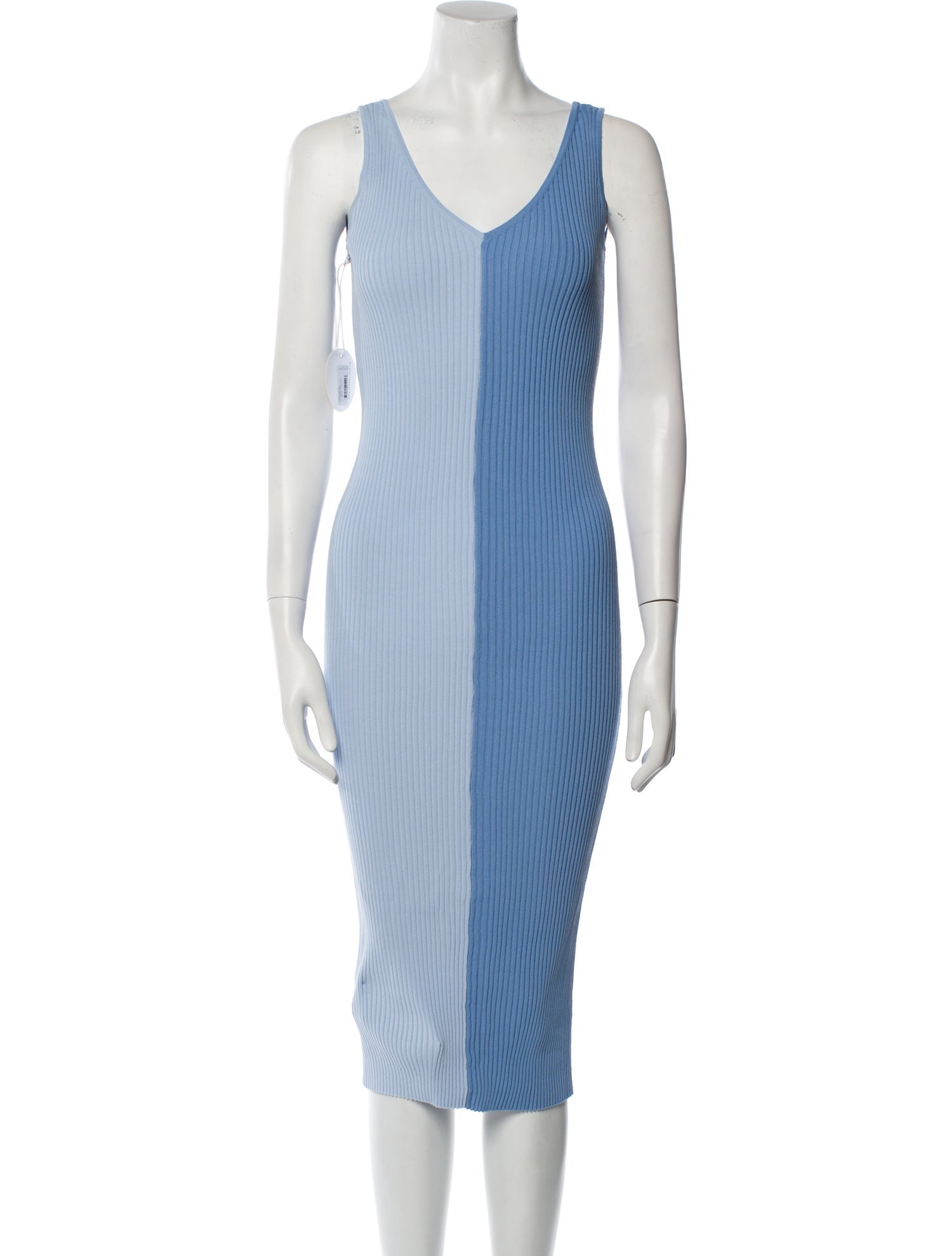 Staud Striped Midi Length Dress w/ Tags