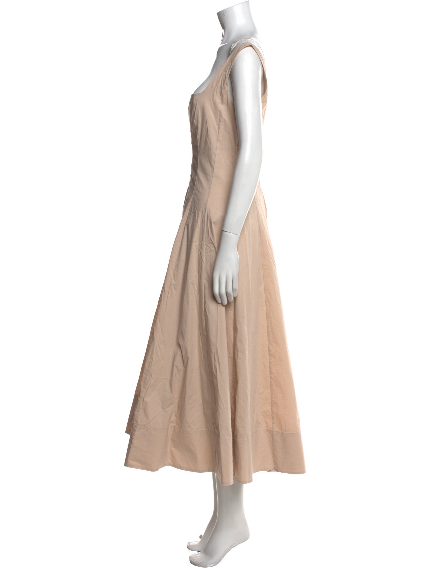 Staud Square Neckline Long Dress