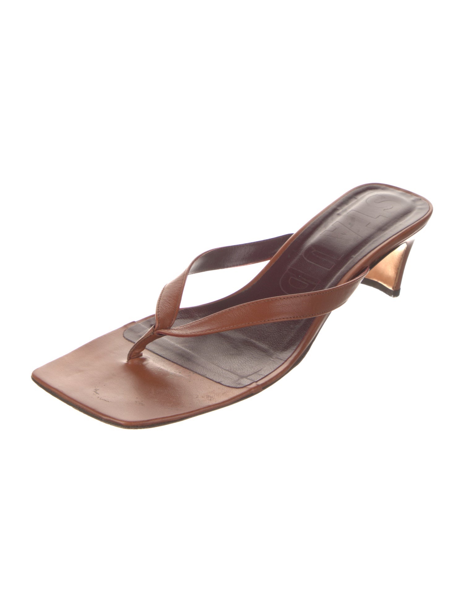 Staud Leather Slides
