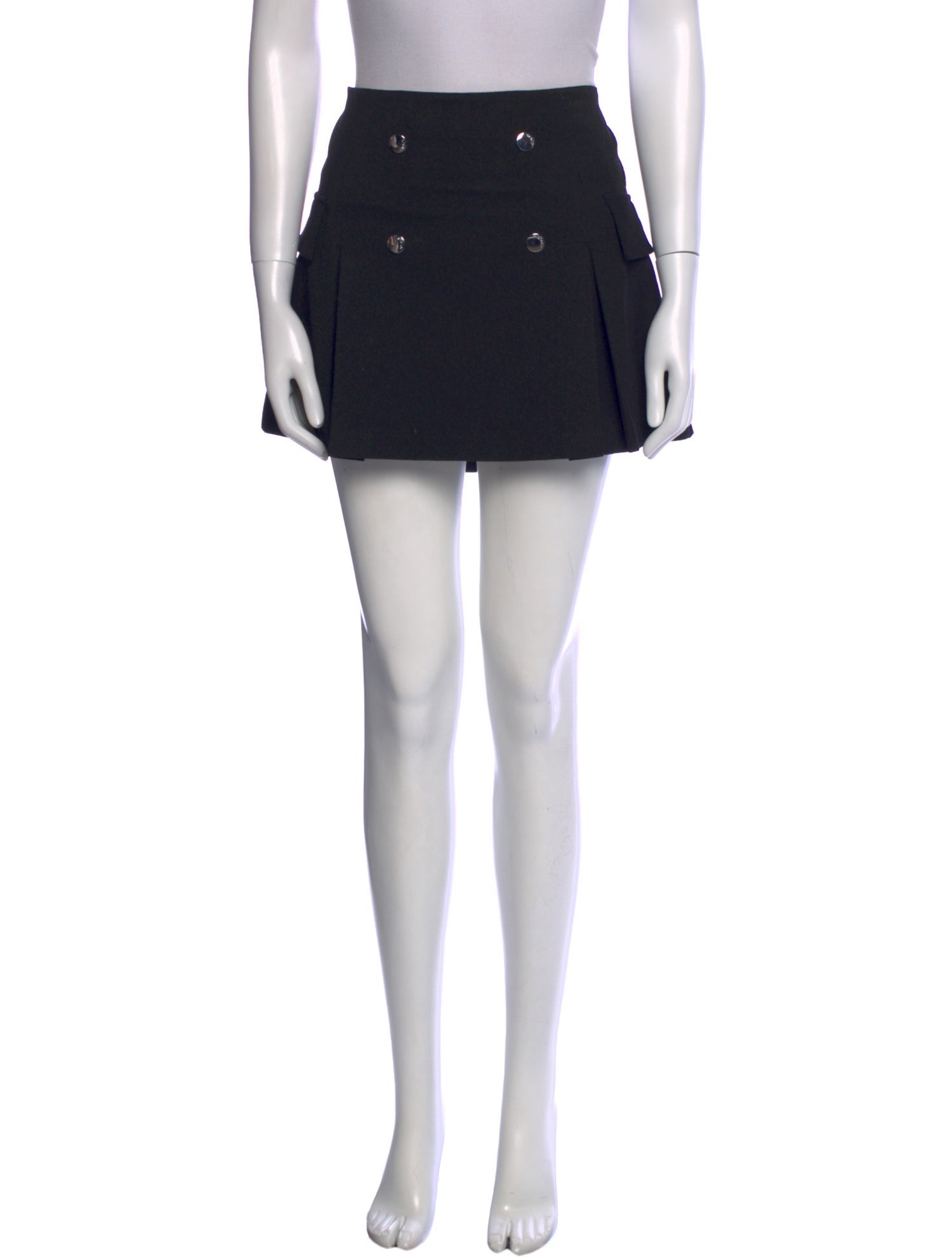 Staud Studded Accents Mini Skirt