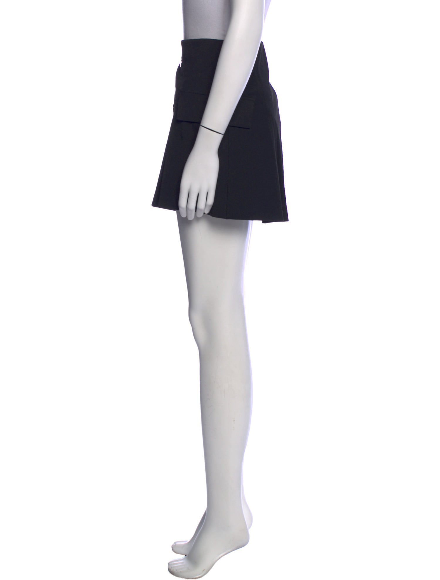 Staud Studded Accents Mini Skirt