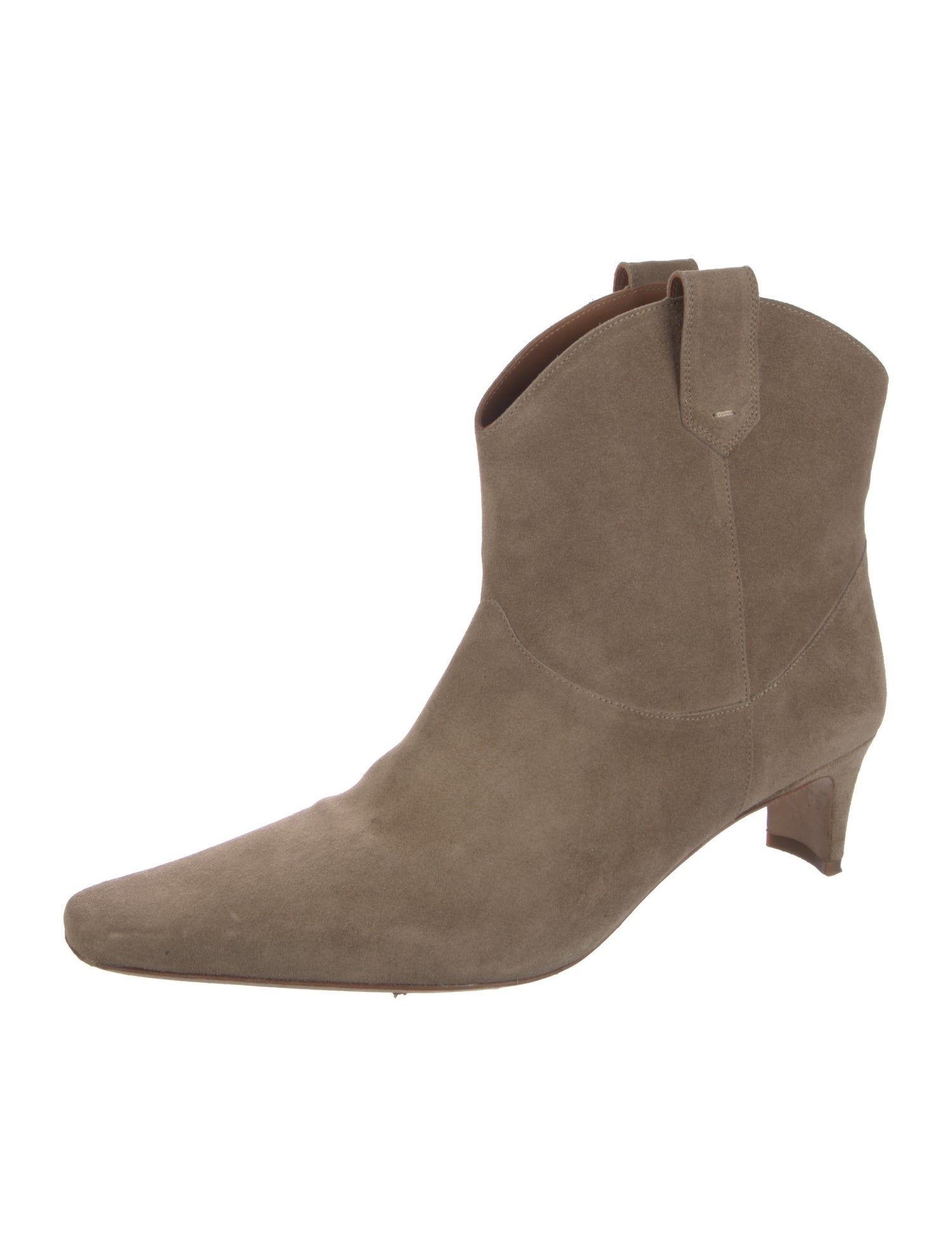 Staud Suede Western Boots