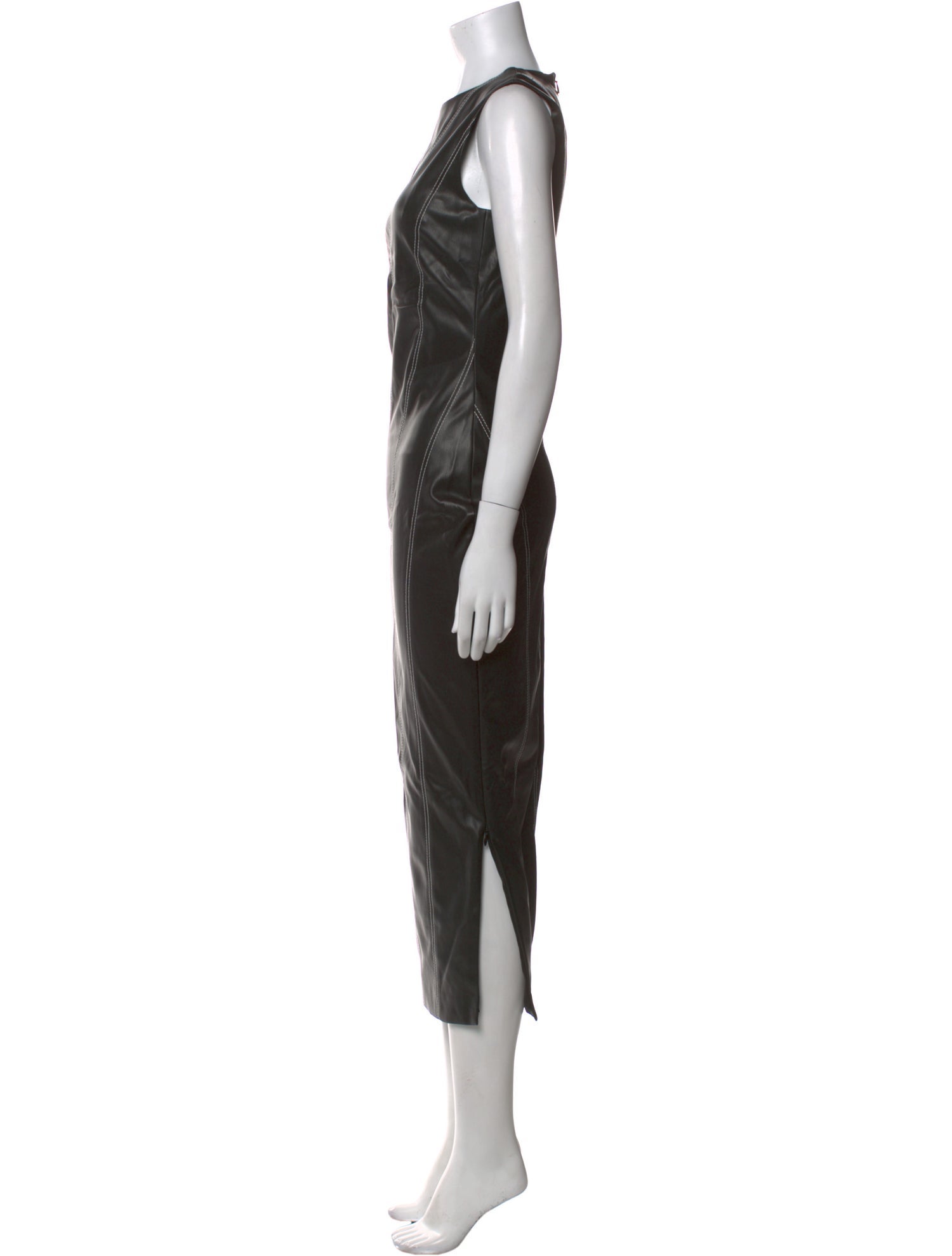 Staud Crew Neck Long Dress