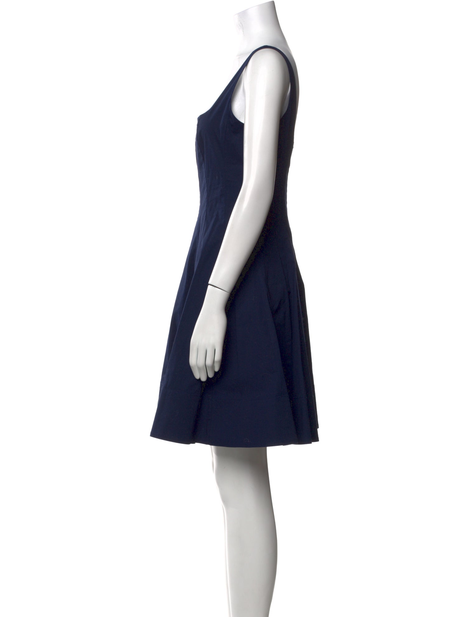 Staud Square Neckline Mini Dress