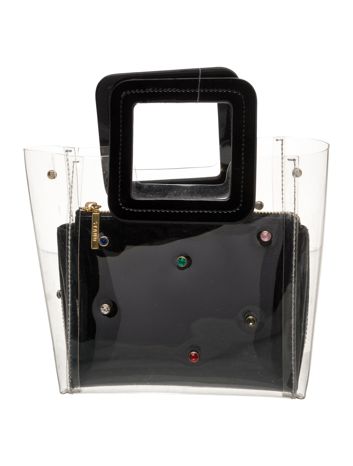 Staud PVC Top Handle Bag
