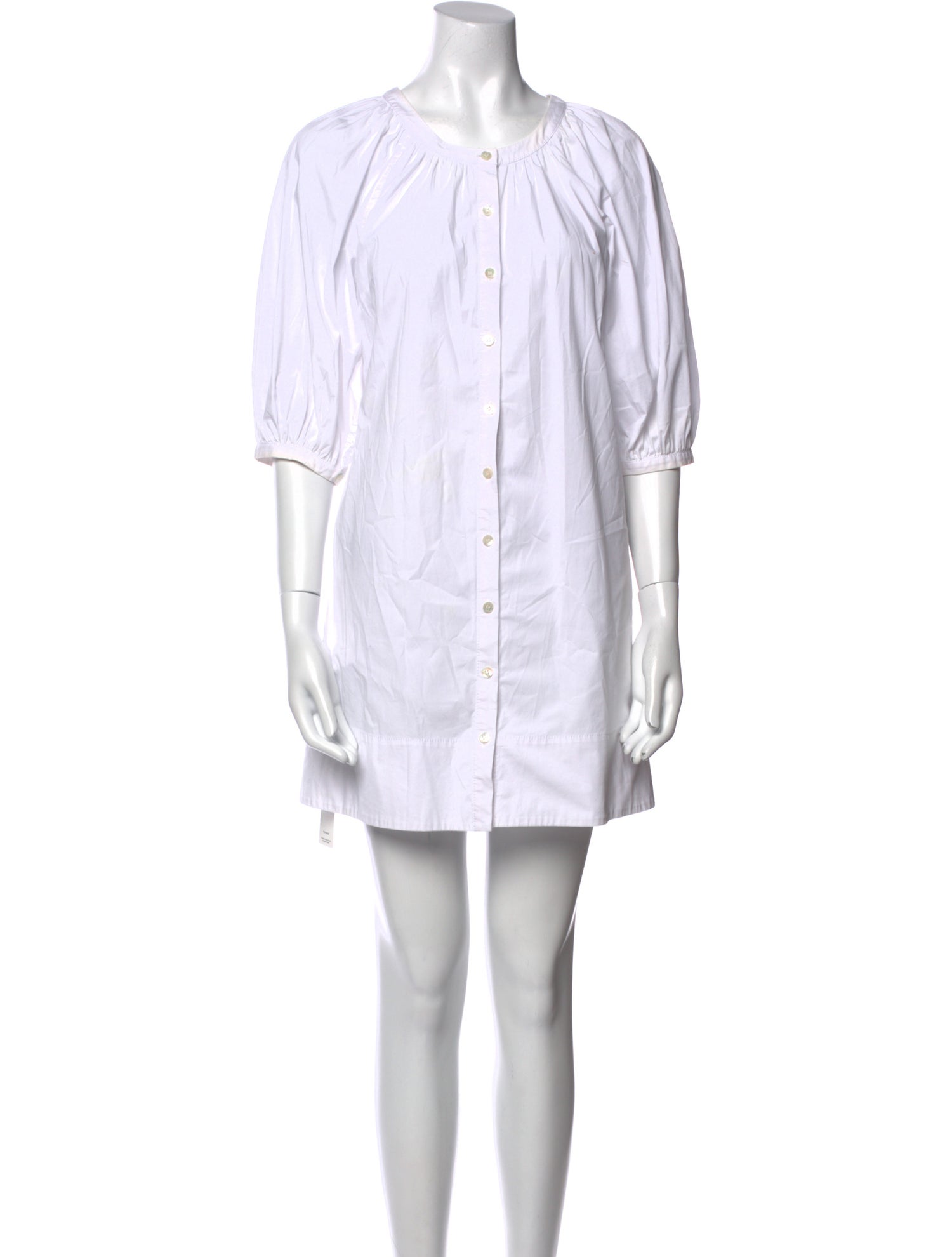 Staud Scoop Neck Mini Dress