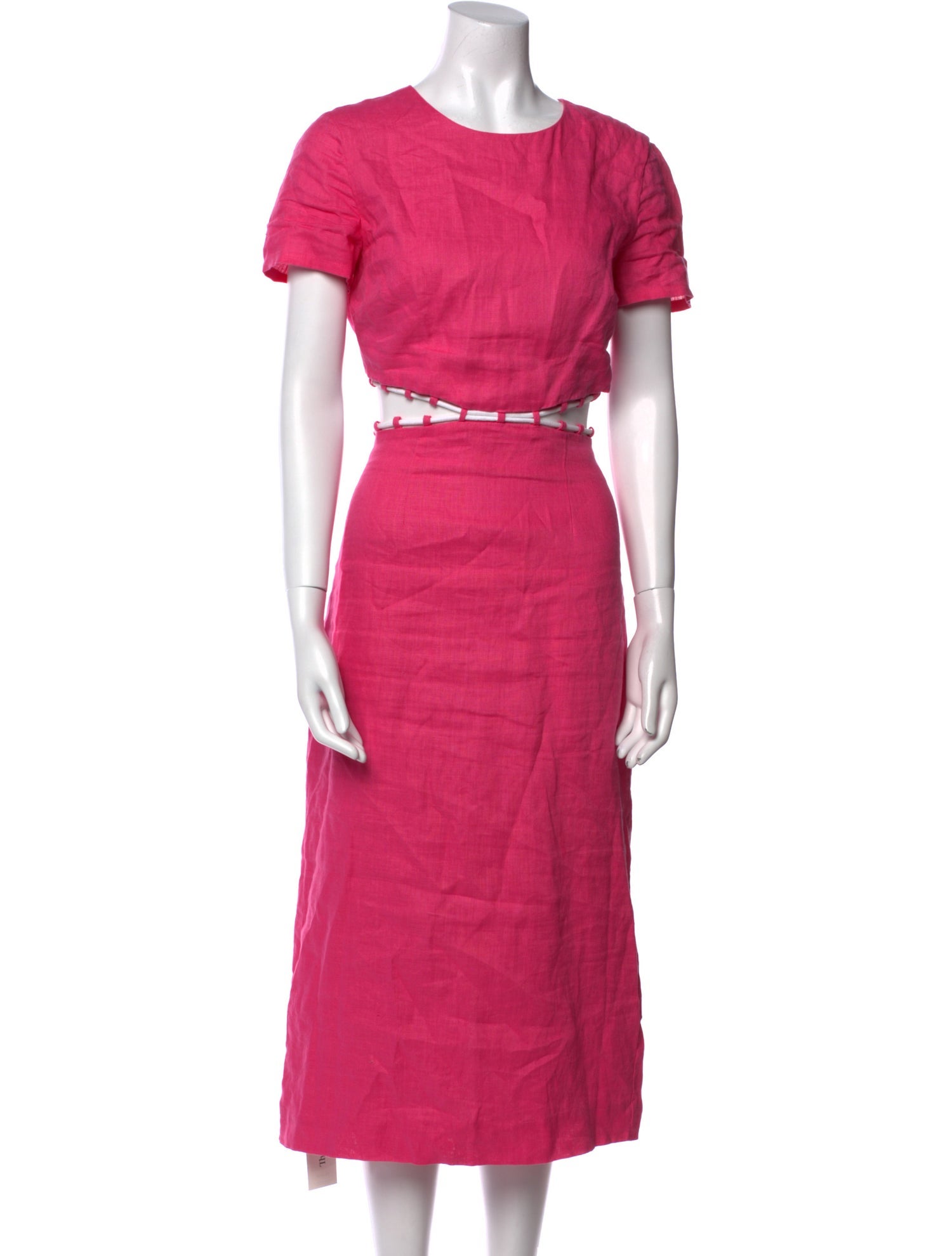 Staud Linen Long Dress