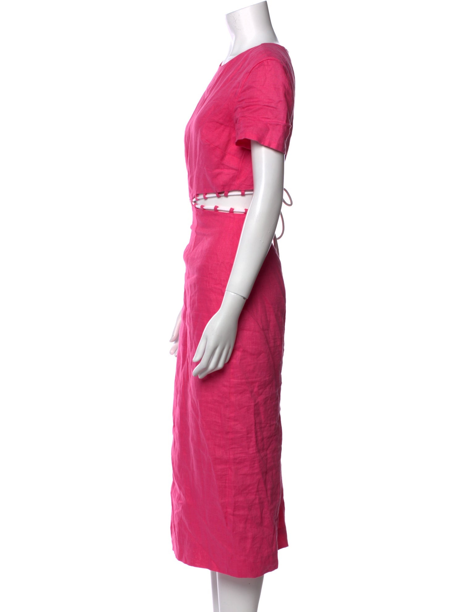 Staud Linen Long Dress