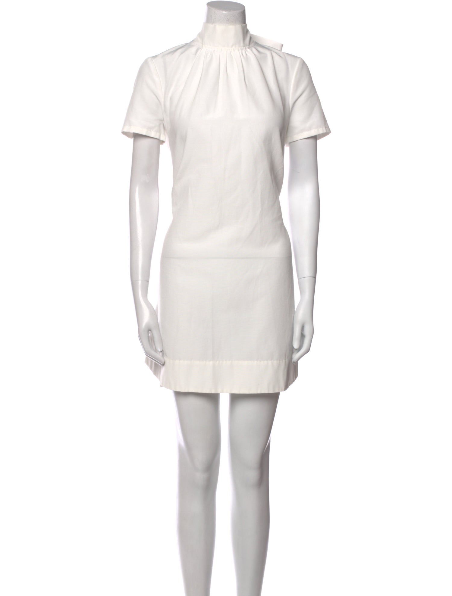 Staud Mock Neck Mini Dress