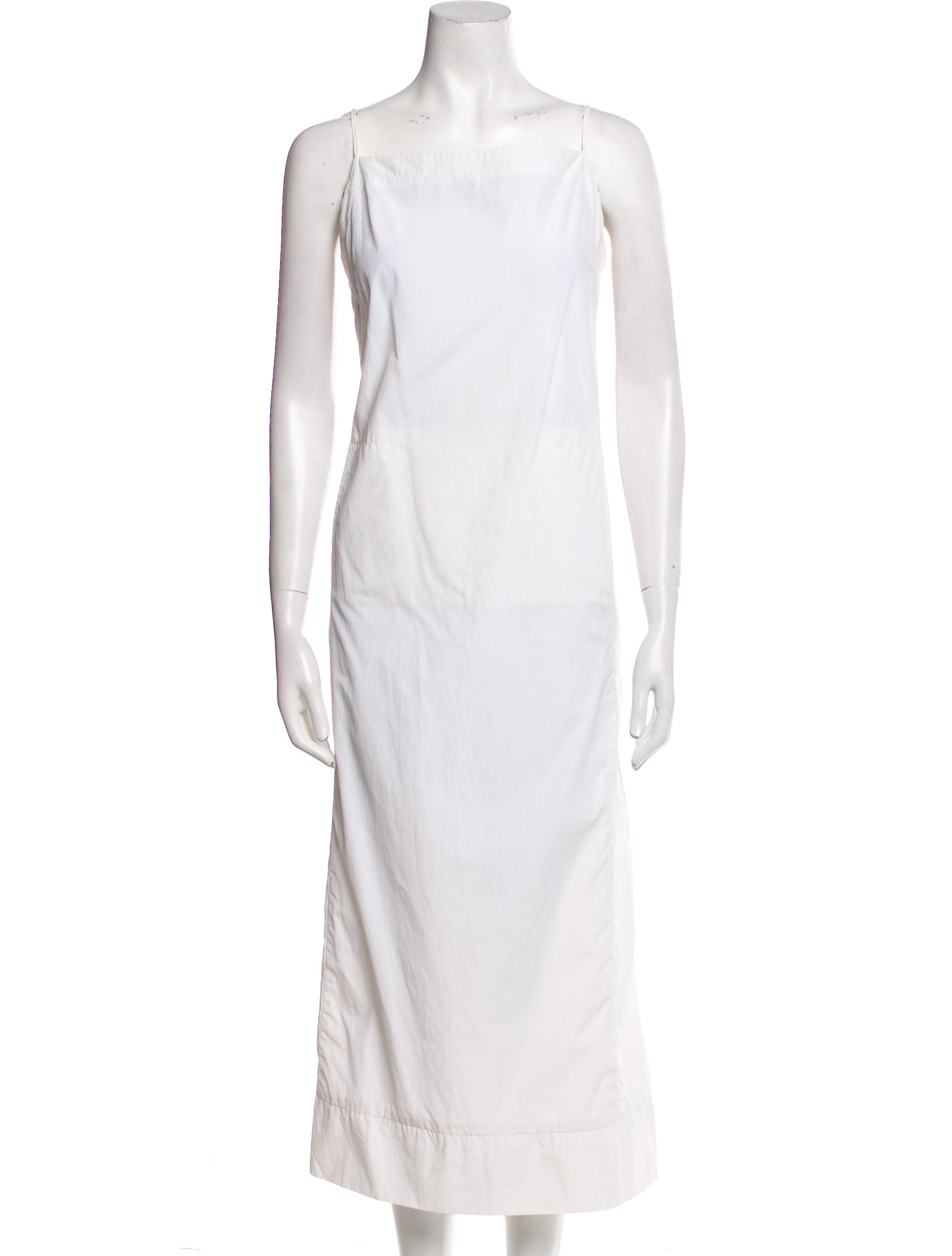 Stefanel Square Neckline Long Dress