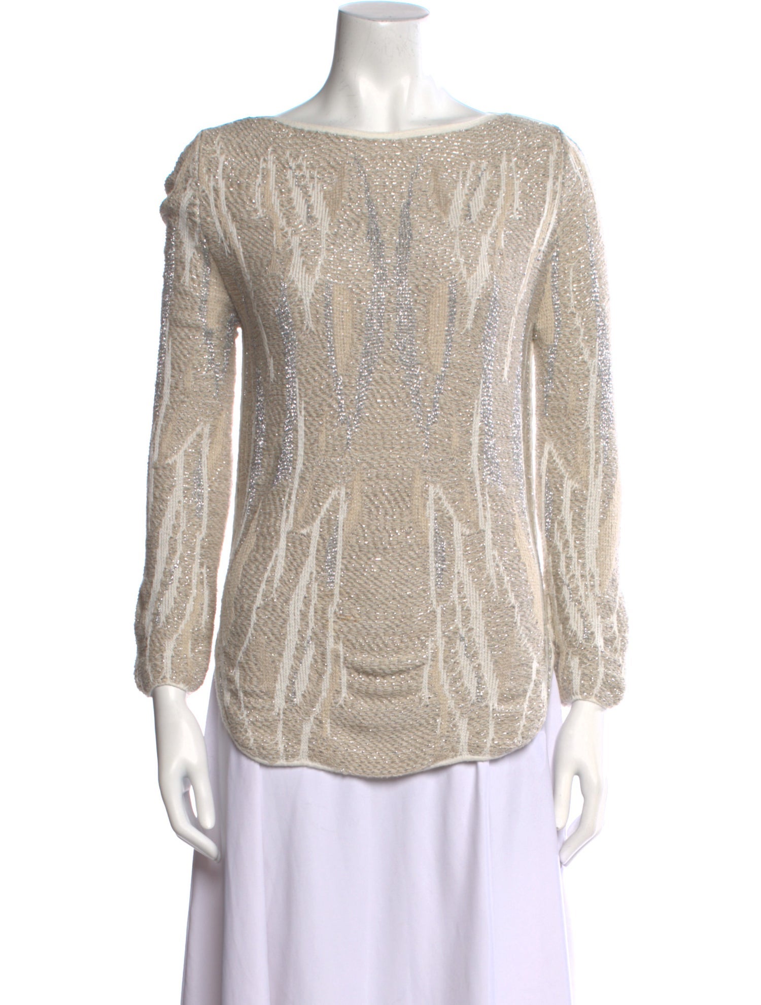 Stefanel Bateau Neckline Sweater