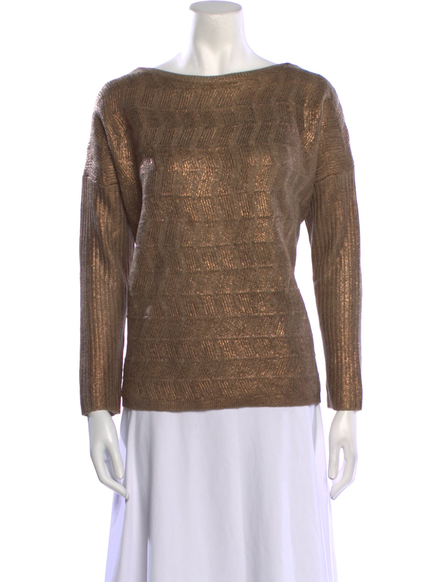 Stefanel Bateau Neckline Sweater