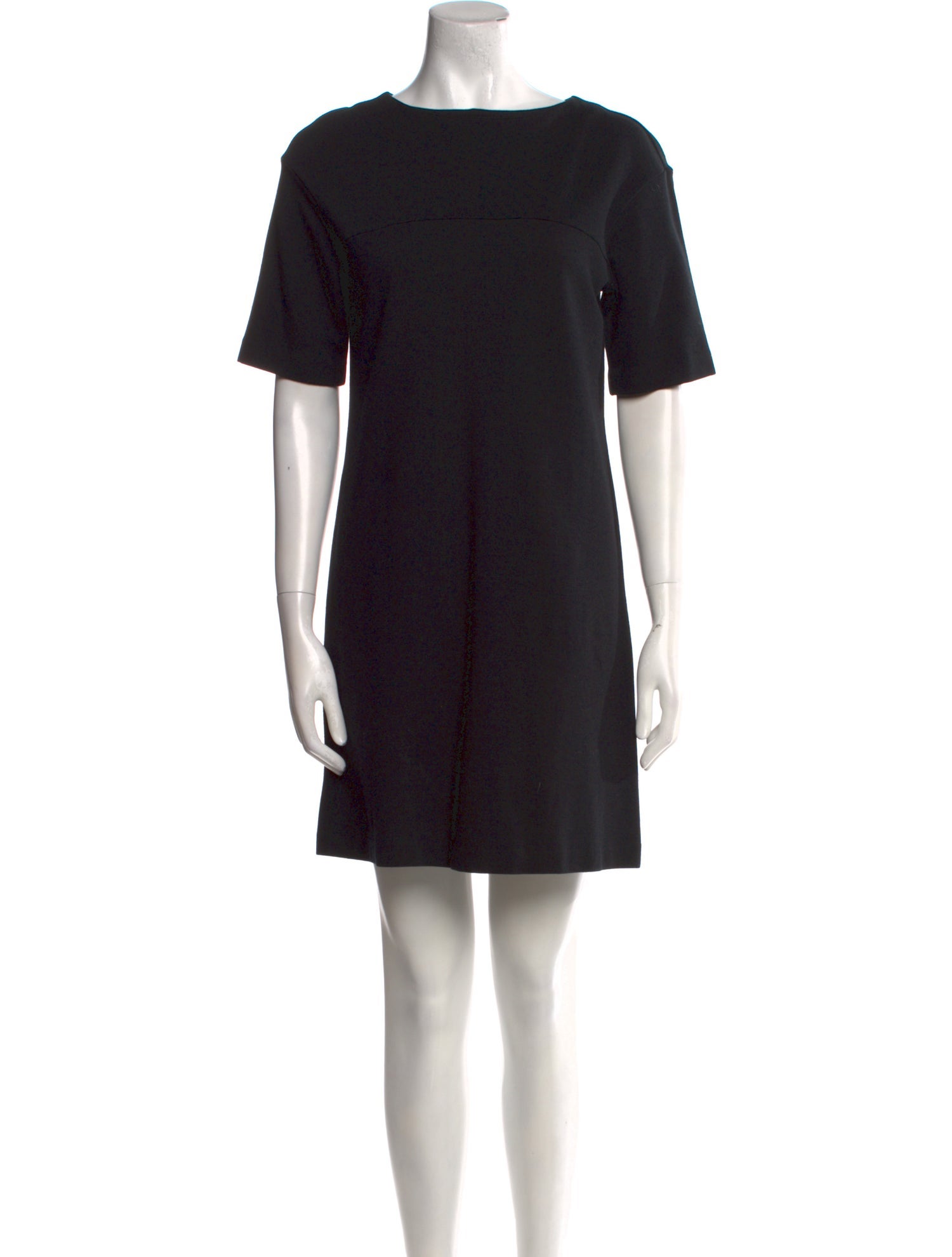 Stefanel Bateau Neckline Mini Dress