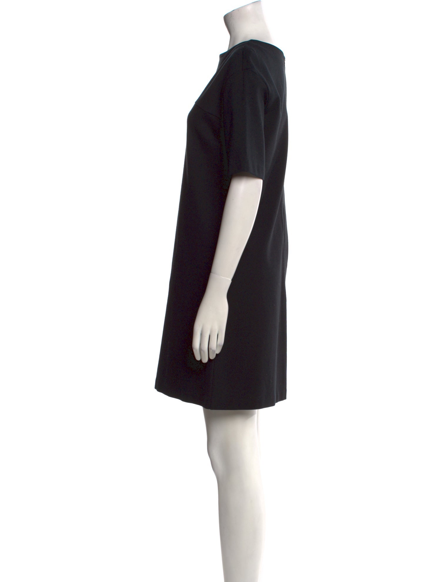 Stefanel Bateau Neckline Mini Dress