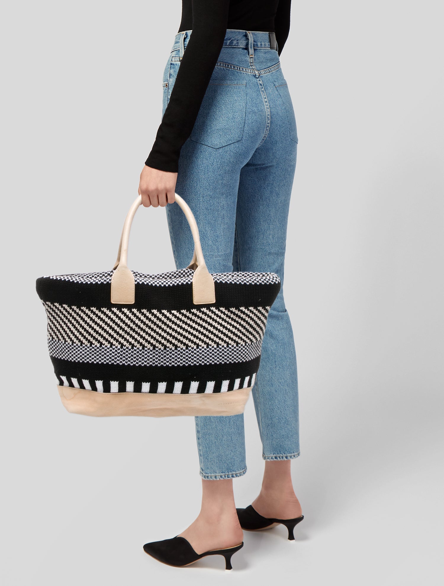 Stefanel Leather Tote