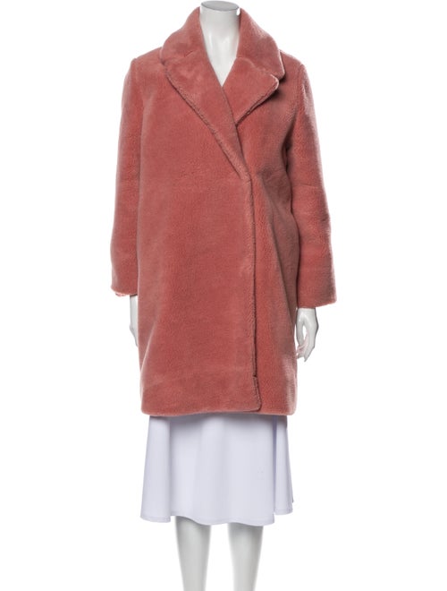Stine Goya Faux Fur Coat Pink