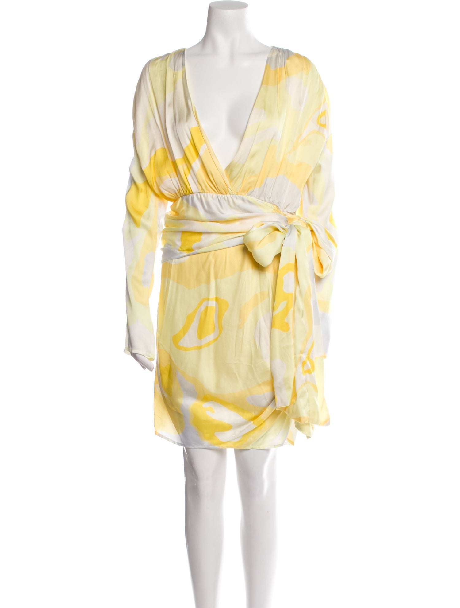Stine Goya Printed Knee-Length Dress - Yellow Dresses