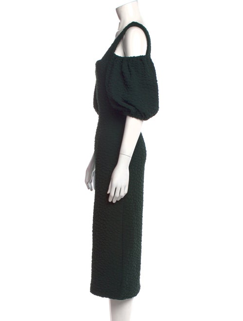 Stine Goya Square Neckline Midi Length Dress