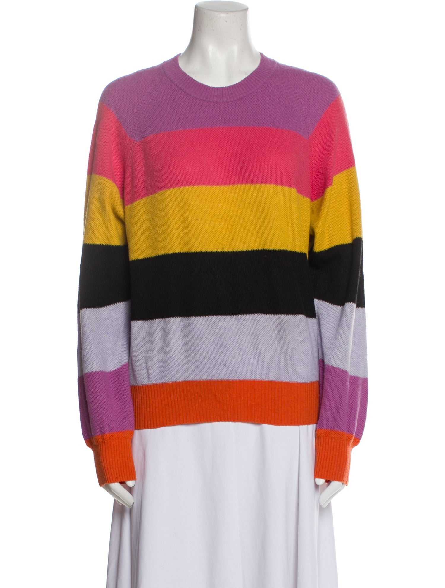 Stine Goya Striped Crew Neck Sweater