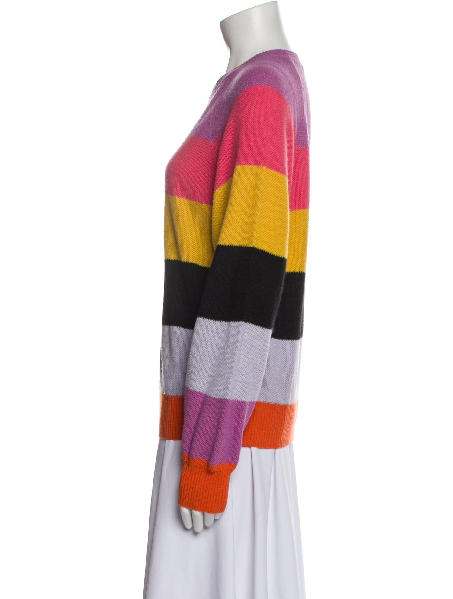 Stine Goya Striped Crew Neck Sweater