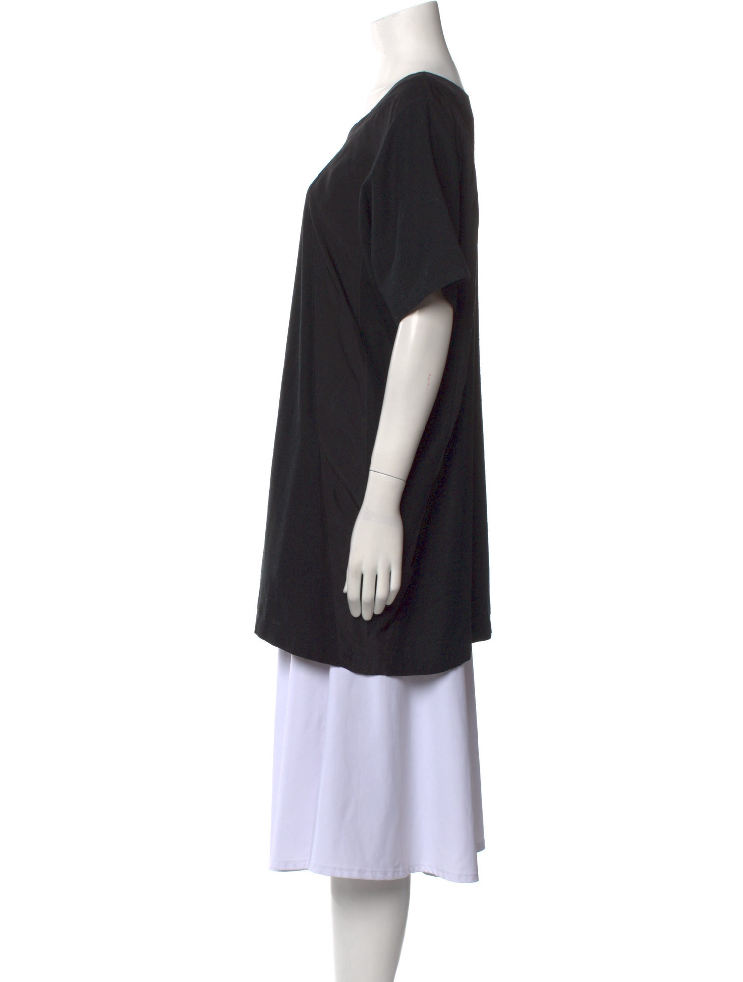 Stine Goya Silk Bateau Neckline Tunic