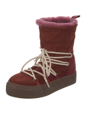 Stine Goya Suede Lace-Up Boots