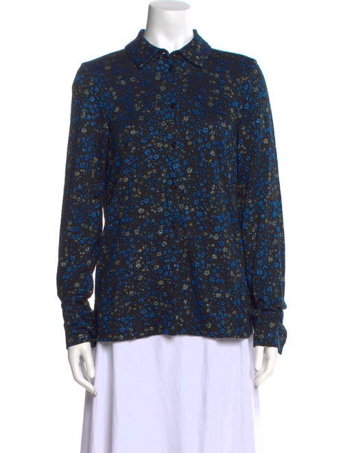 Stine Goya Printed Mock Neck Sweater