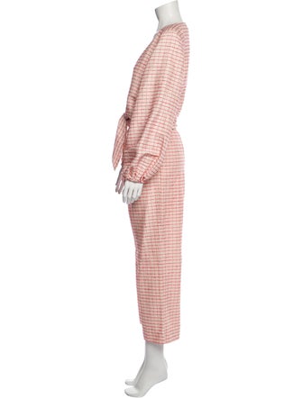 Stine Goya Plaid Print Pant Set