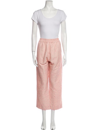 Stine Goya Plaid Print Pant Set