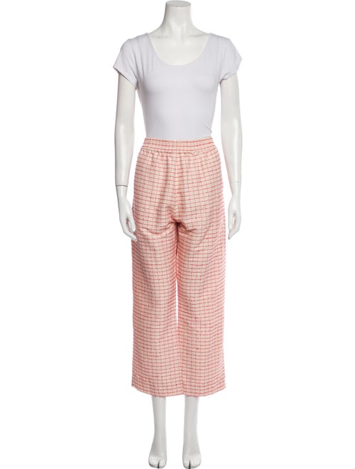 Stine Goya Plaid Print Pant Set