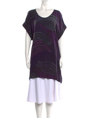 Stine Goya Tops Silk Printed Tunic XL