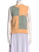 Stine Goya Colorblock Pattern Mock Neck Sweater
