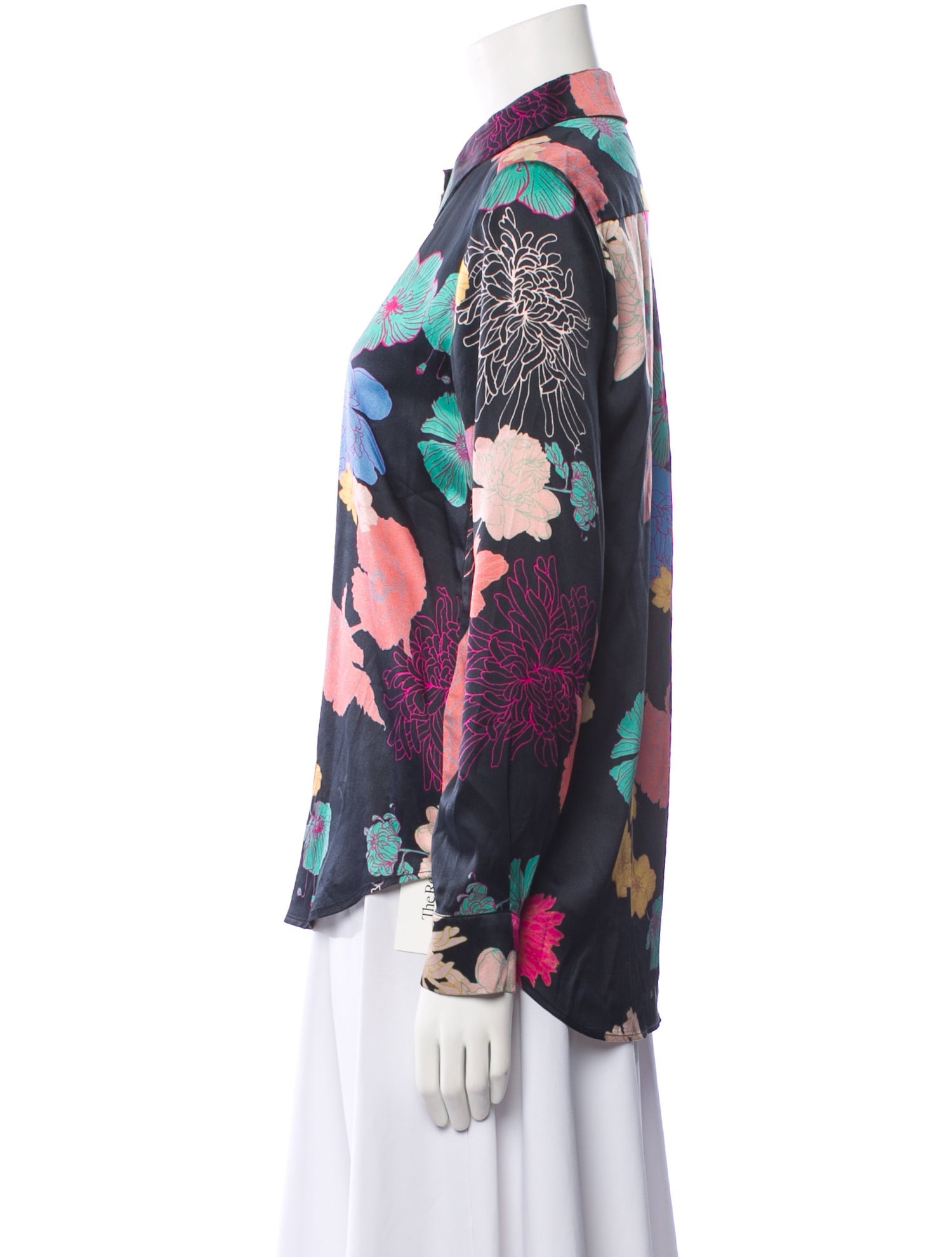 Stine Goya Silk Floral Print Blouse