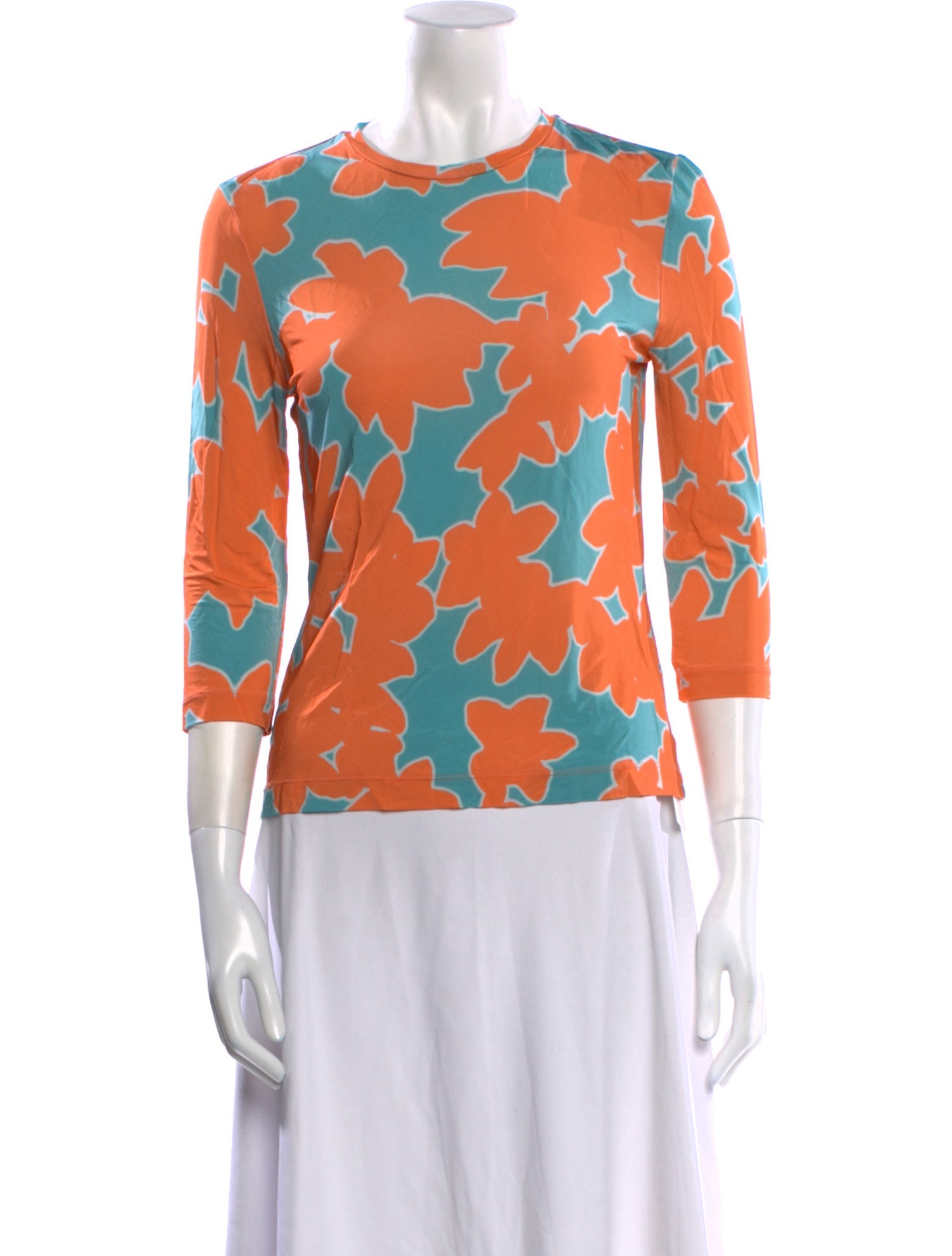 Stine Goya Printed Crew Neck Top