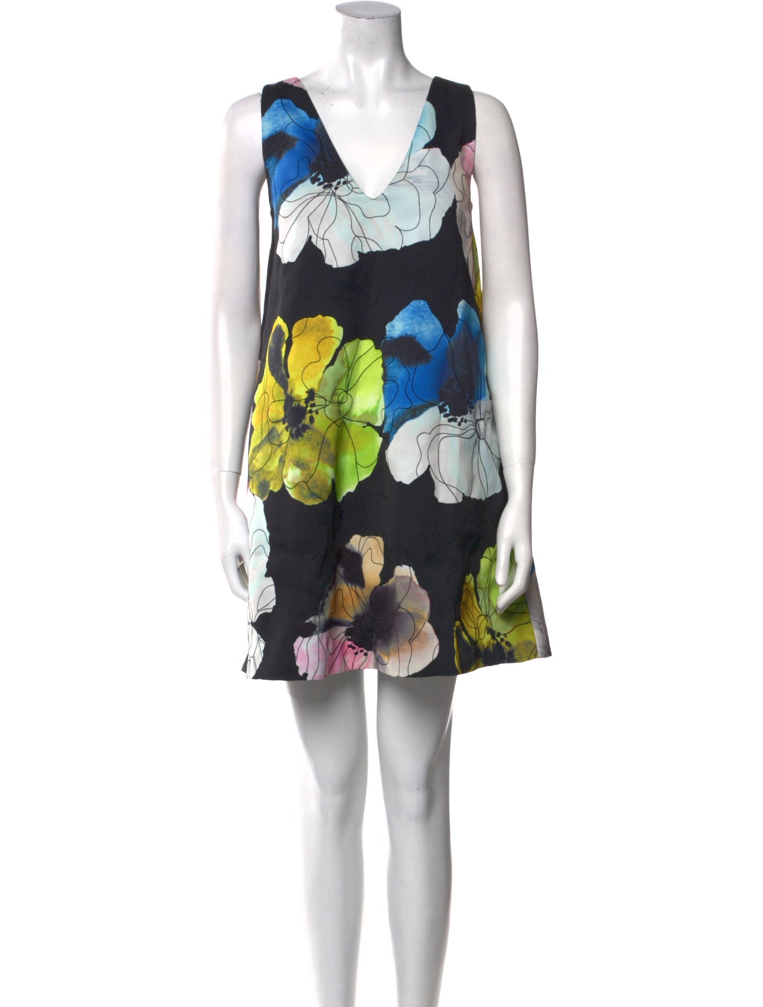 Stine Goya Floral Print Mini Dress