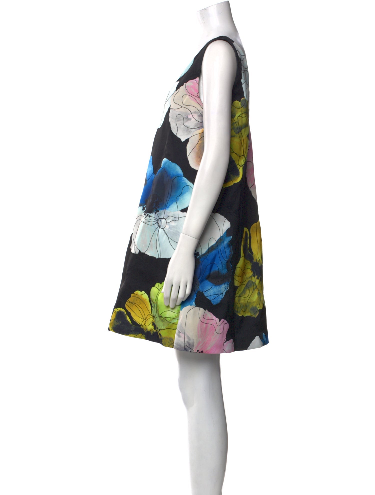 Stine Goya Floral Print Mini Dress