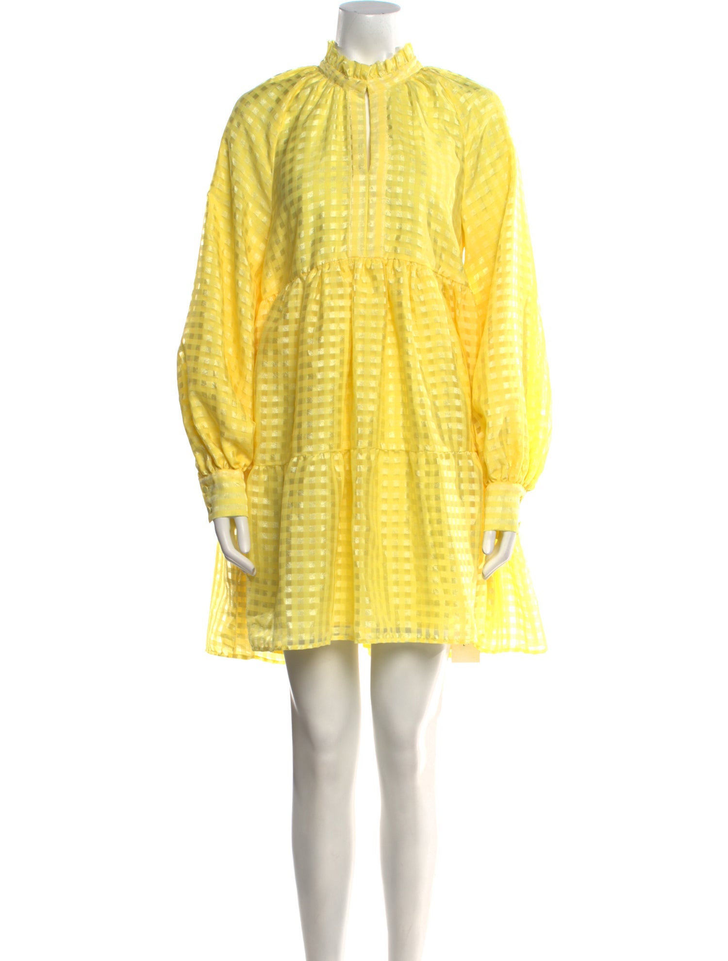 Stine Goya Mock Neck Mini Dress