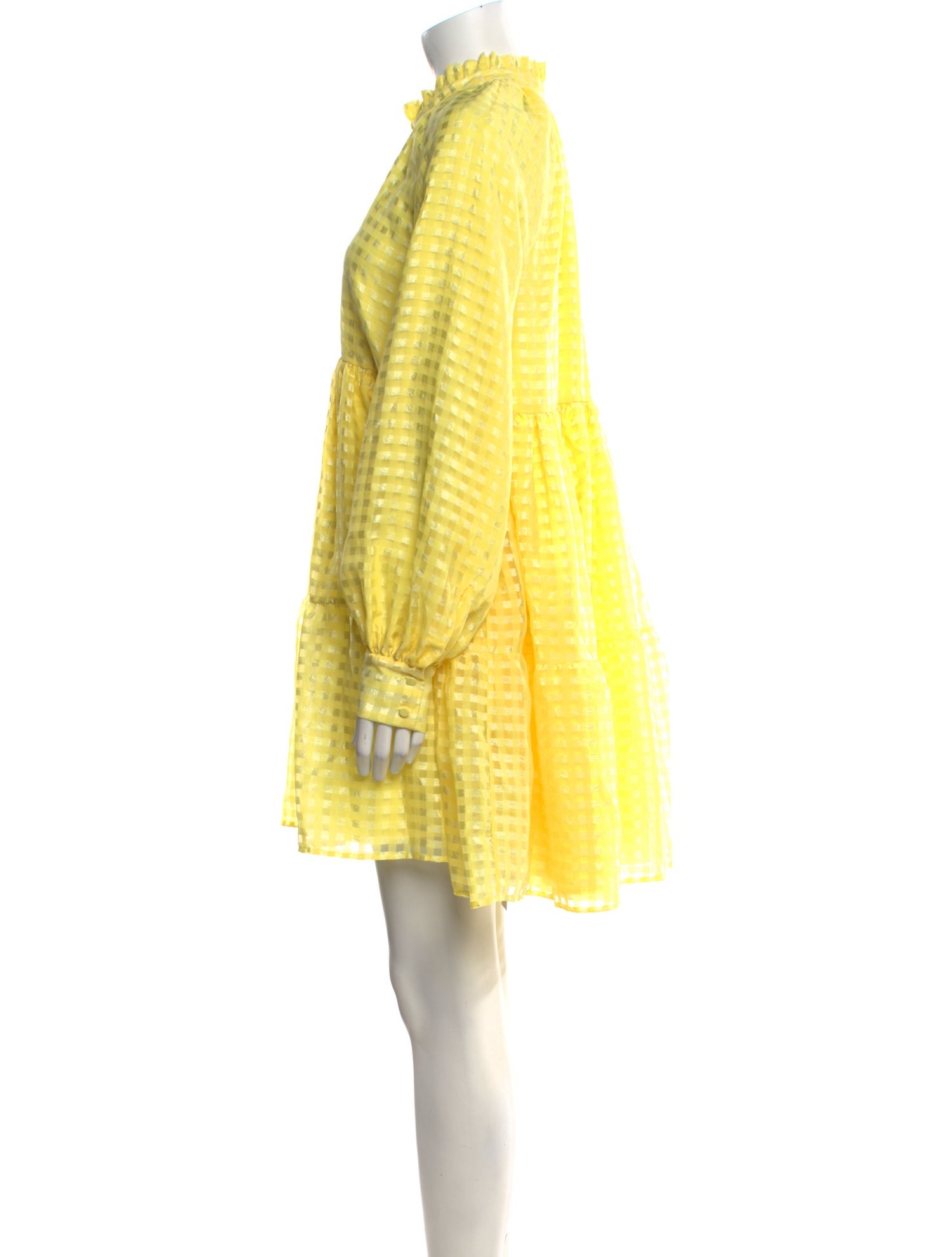 Stine Goya Mock Neck Mini Dress