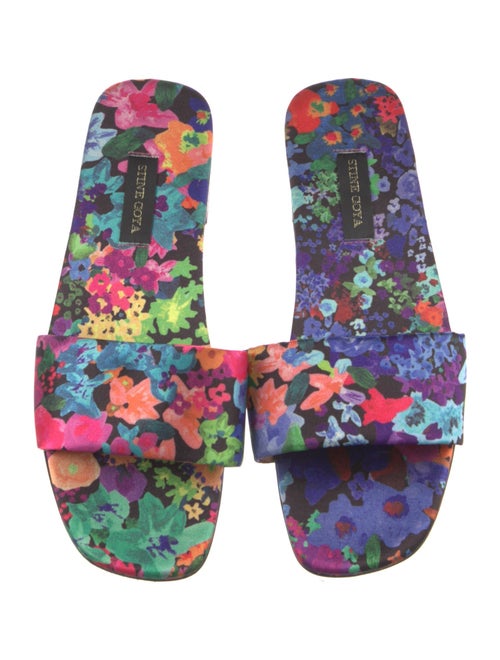 Stine Goya Floral Print Slides