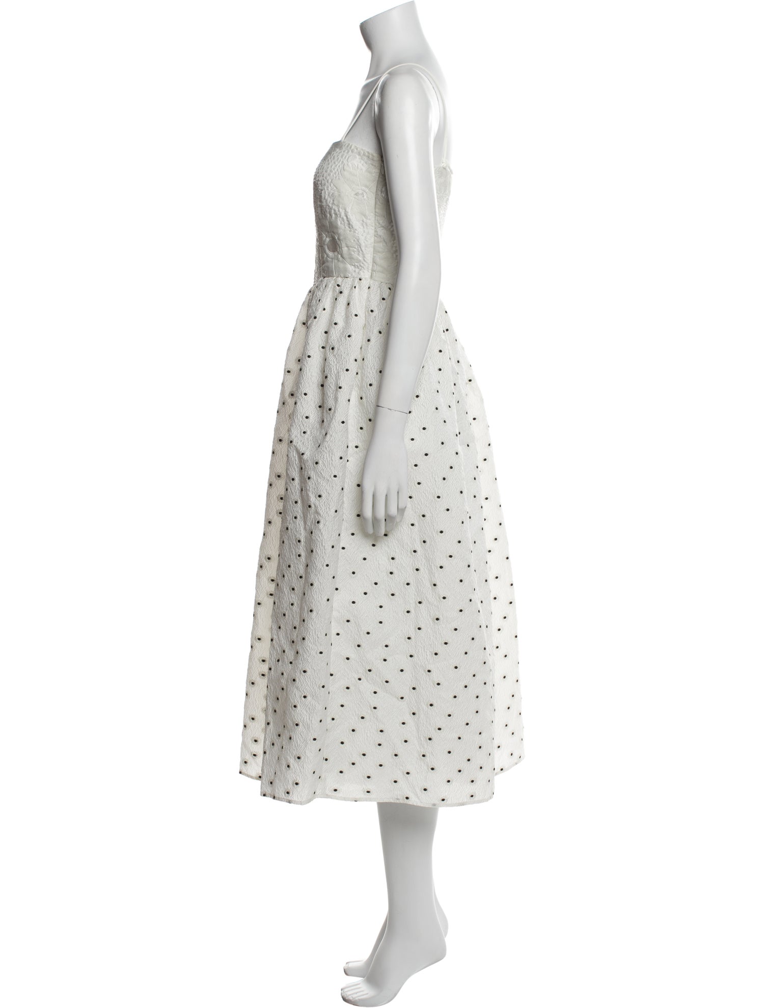 Stine Goya Polka Dot Print Knee-Length Dress