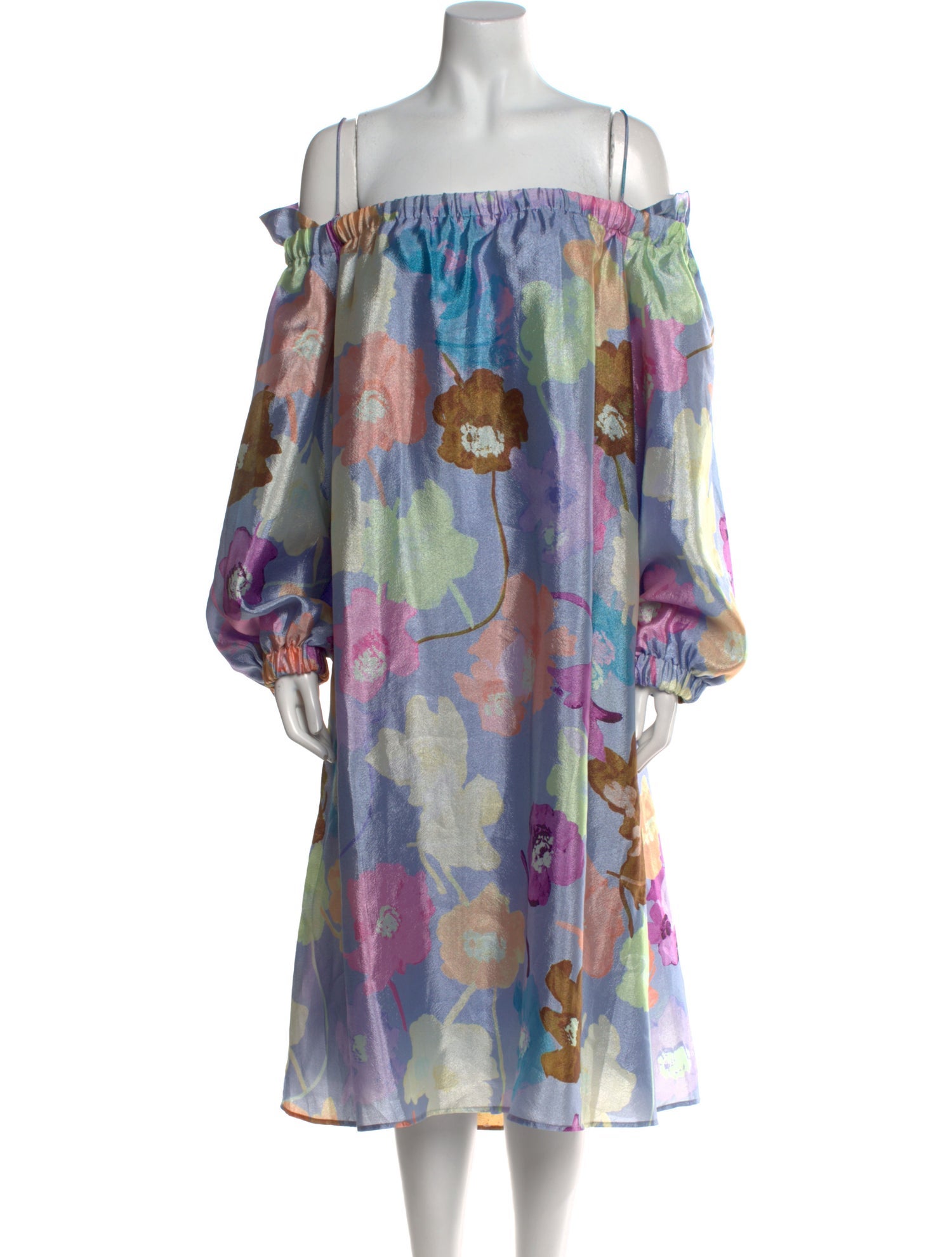 Stine Goya Floral Print Midi Length Dress w/ Tags