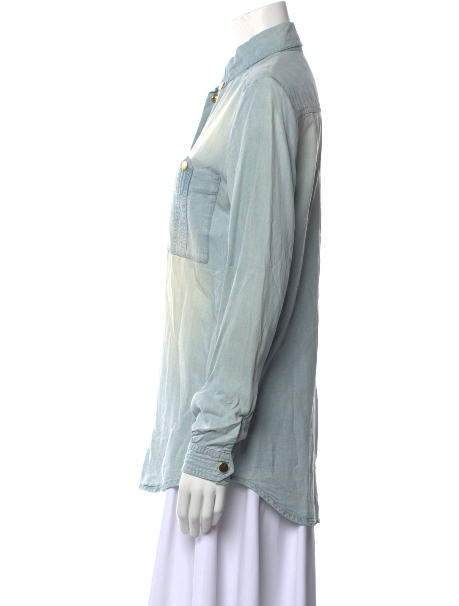 Stine Goya Long Sleeve Button-Up Top