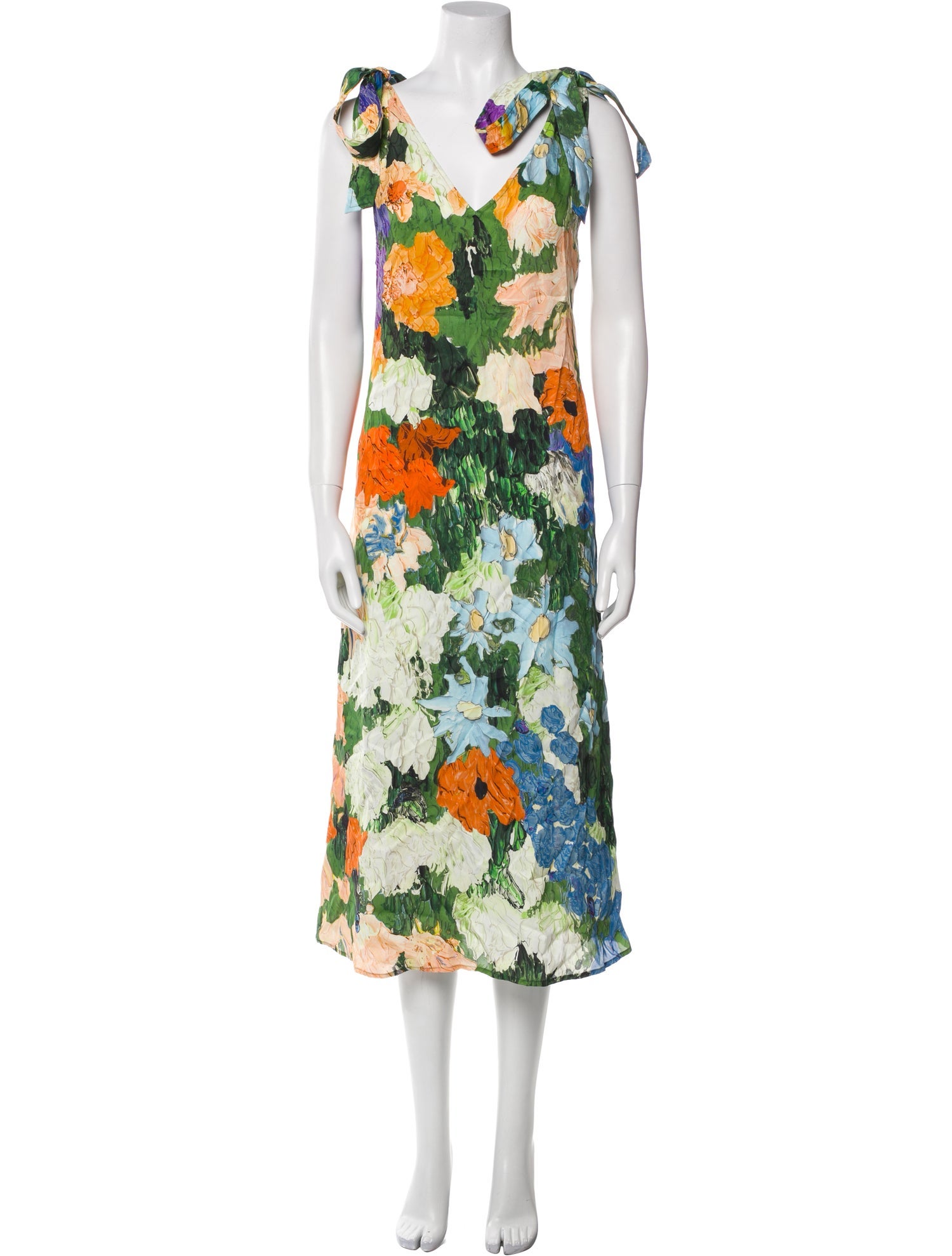 Stine Goya Floral Print Midi Length Dress