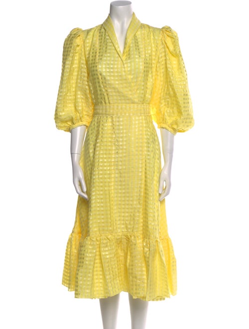 Stine Goya V-Neck Midi Length Dress