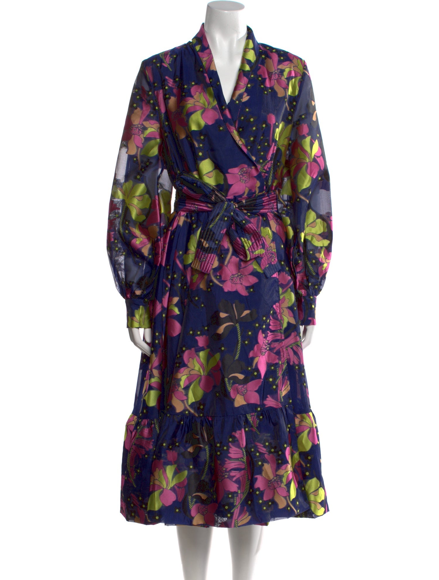 Stine Goya Floral Print Midi Length Dress