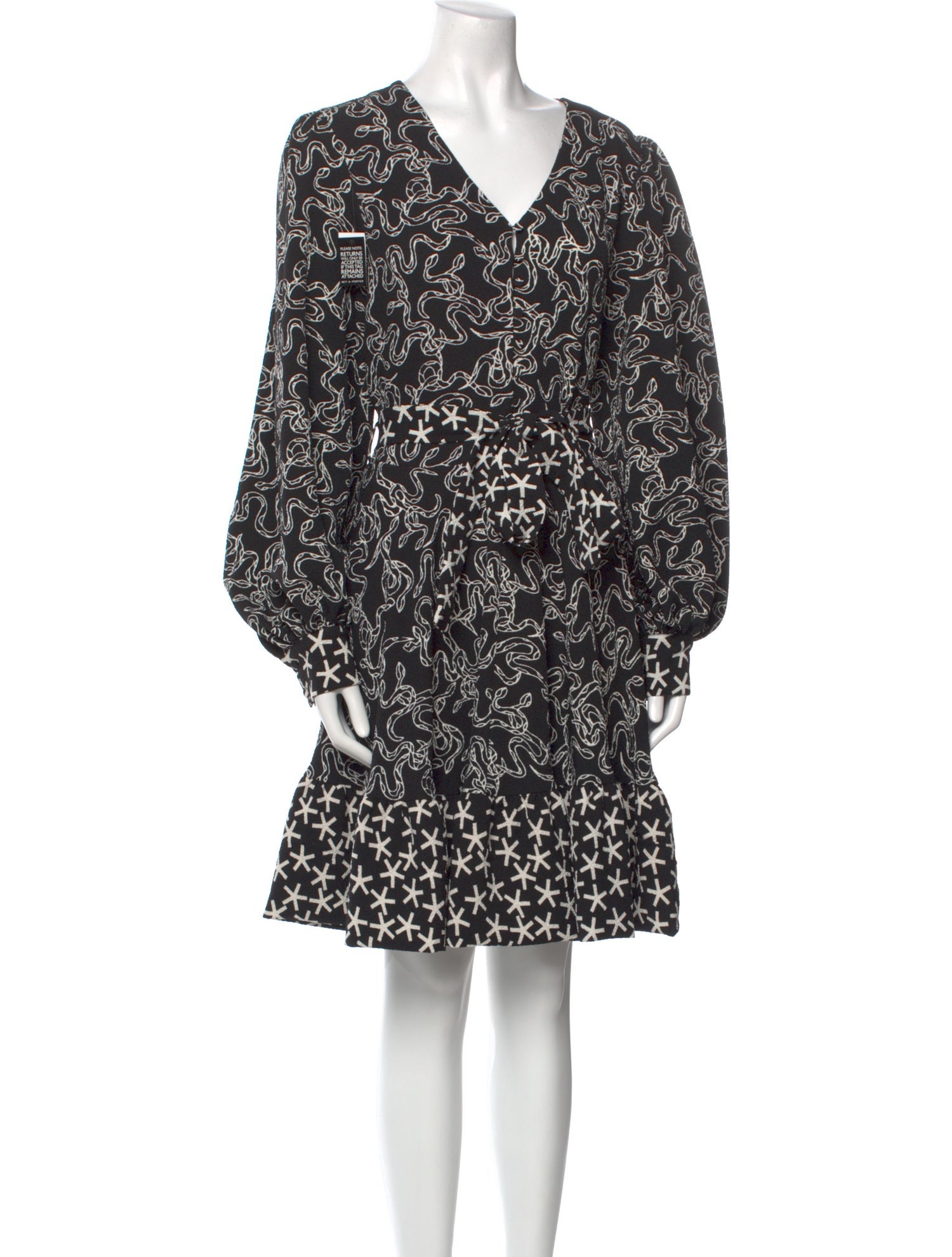 Stine Goya Printed Knee-Length Dress