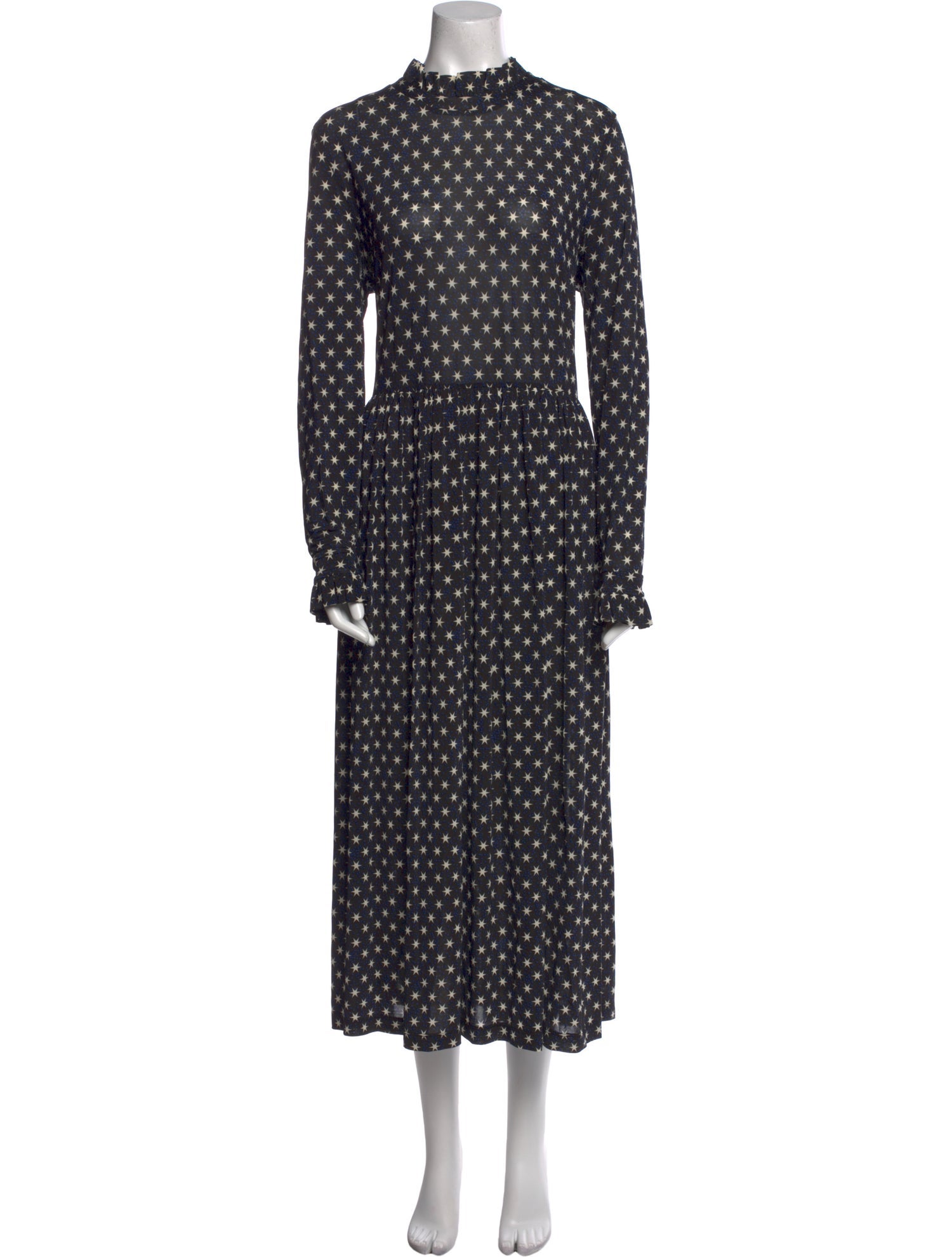 Stine Goya Polka Dot Print Long Dress