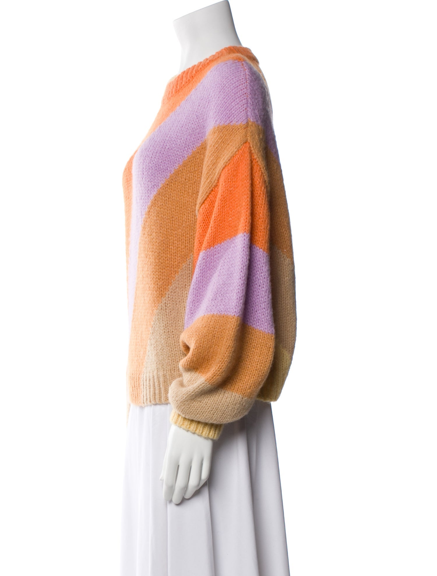 Stine Goya Printed Crew Neck Sweater