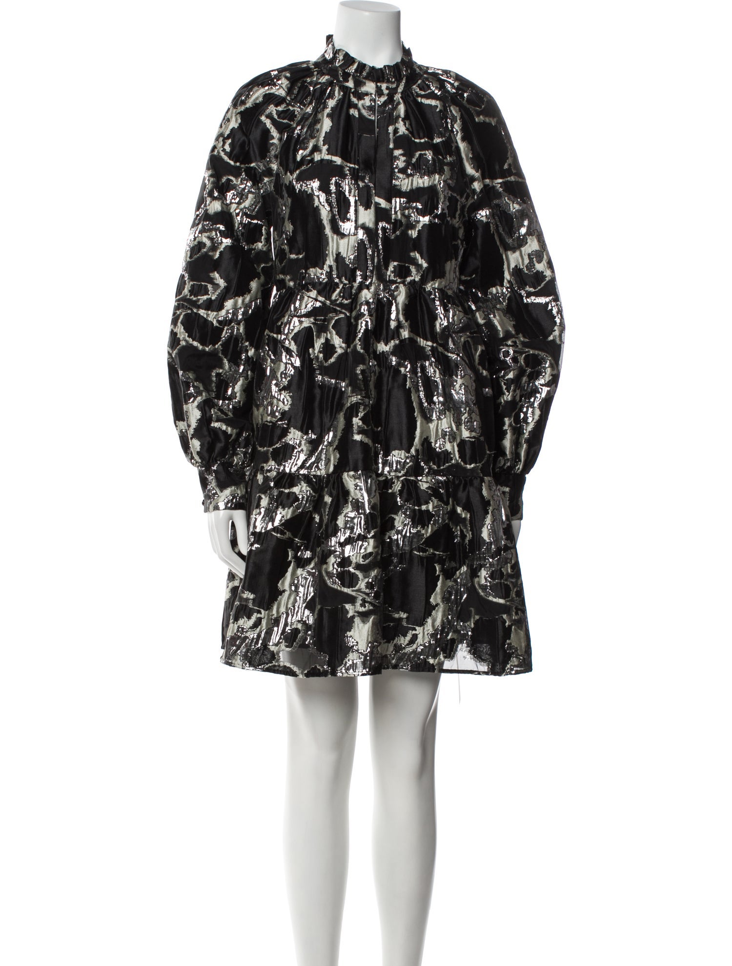 Stine Goya Floral Print Mini Dress